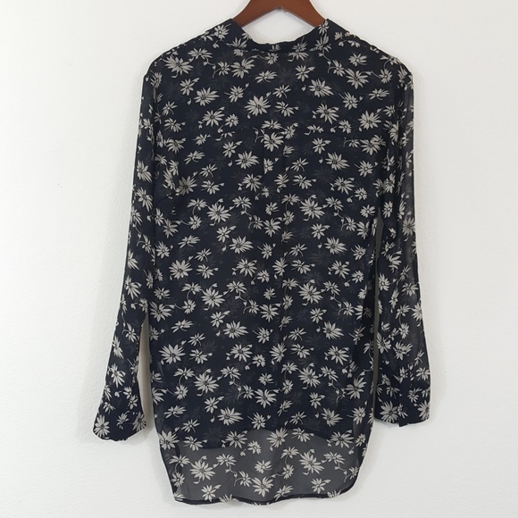 Alexa Chung Madewell 100% Silk Floral Penny Blouse - Picture 7 of 8